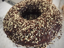 Bolo vulcão (chocolate) da Jéssica