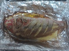 Cioba recheada no forno