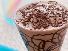 Milk shake de chocolate