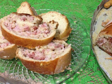 Pão de liquidificador recheado: receita simples