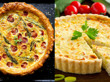 Massa quebrada ou folhada: qual a melhor opção para preparar quiche?