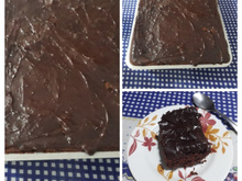 Bolo de Chocolate que já sai recheado do forno