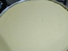 Massa de pizza de mandioca