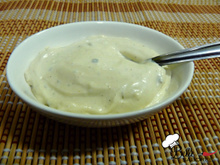 Maionese temperada de lanchonete