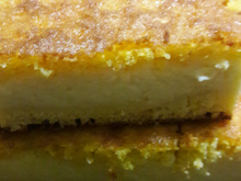 Bolo de fubá cremoso