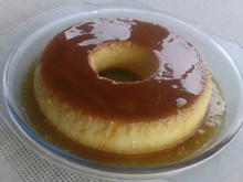 Pudim de leite em pó com creme de leite