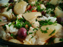 Salada de bacalhau à moda da mamãe