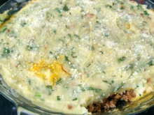 Torta de carne moída e batata