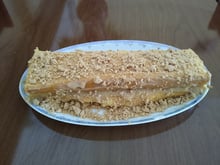 Rocambole de paçoquinha