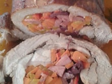 Rocambole de porco recheado
