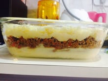 Escondidinho de carne moída