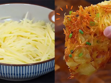 É só ralar, temperar e colocar na airfryer: batata crocante é a receita mais fácil que faço na fritadeira