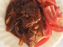 Contra filé na manteiga