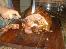 Costela no bafo recheada