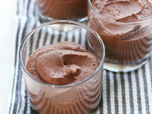 Mousse de chocolate vegano