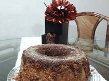 Bolo de Maçã & Canela com passas e nozes