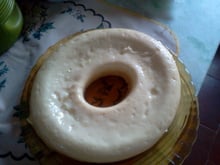 Brigadeirão branco de microondas