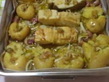 Bacalhau com batatas - minha invenção