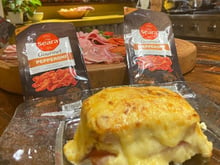 Croque monsieur com frios