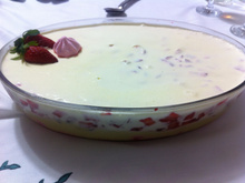 Torta fantástica de morango