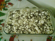 Torta de suspiro e maçã