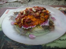 Souflé de abóbora com carne seca do Lúcio Cezar