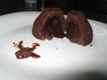 Petit gateau de chocolate