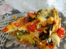 Deliciosa torta de legumes e ricota