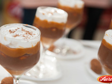 Pavê de Doce de Leite e Brigadeiro - Áurea