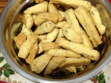 Bolachinhas salgadas deliciosas