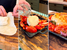 Burrata assada divina é a receita perfeita para impressionar os amigos em casa de um jeito fácil