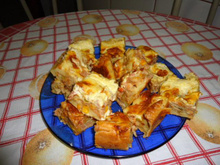 Torta cremosa de atum