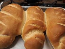 Pão de casa delicioso