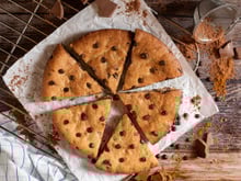 Torta cookie com recheio de creme de avelã é a sobremesa perfeita para almoço de Dia dos Pais