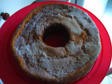 Bolo de laranja com casca