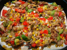 Torta da sobra (frango ensopado com legumes)