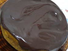 Cobertura ou recheio para bolo de microondas