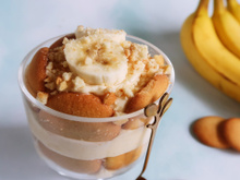 Sobremesa de banana em copinhos sem assar: delicada, cremosa e muito fácil