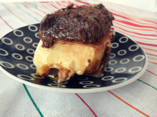 Mousse de maracujá e chocolate