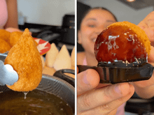 Nem frango, nem costela: coxinha de sushi é minha versão favorita do salgado clássico e é muito fácil de fazer