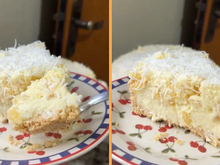 Fiz essa torta de abacaxi com coco para o fim de semana e foi sucesso absoluto aqui em casa: todo mundo pediu mais!