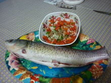 Peixe recheado
