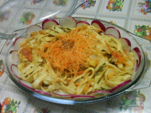 Macarrão vegetariano