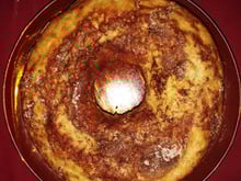 Bolo de banana com canela