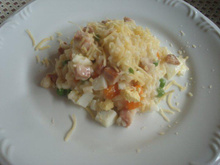 Risoto de calabresa