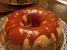 Bolo de fubá com goiabada fácil