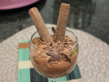 Mousse de chocolate light