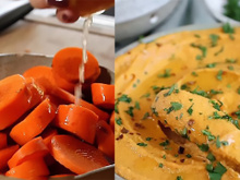 Nunca imaginaria que esse patê de cenoura assada seria uma das melhores coisas que já comi!