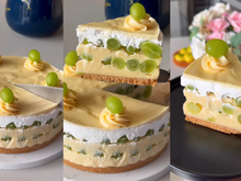 Leve essa torta de uva para a ceia de Natal: uma das melhores sobremesas que eu já experimentei