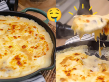 Parei de fazer strogonoff todo domingo depois que descobri essa receita de carne em tiras com creme de batata gratinado